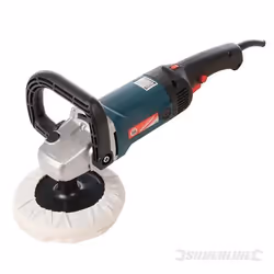 SILVERLINE Ponceuse-polisseuse filaire 180 mm 1500 W - Vitesse à vide 1000 - 3300 min-1 - Poids : 32 kg