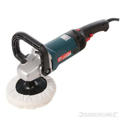 SILVERLINE Ponceuse-polisseuse filaire 180 mm 1500 W - Vitesse à vide 1000 - 3300 min-1 - Poids : 32 kg