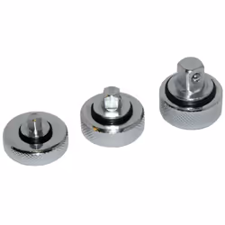 Cliquets sans manche en acier revenu matricé, alliage chrome. Pour vis, écrous et boulons à tête hexagonale. Bords moletés po ...