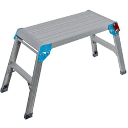 Silverline - Plateforme en aluminium 910x415x500mm charge 150kg pieds antidérapants