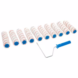 Description générale Monture en acier galvanisé avec poignée ergonomique en plastique. Le kit comprend 10 manchons acryliques ...