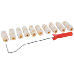 Silverline - Mini-monture pour rouleau avec 10 manchons 100 mm