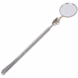 Miroir de 30 mm de diamètre monté sur un système de joint à rotule pivotant permettant un angle de vision de 360°. Tube en la ...
