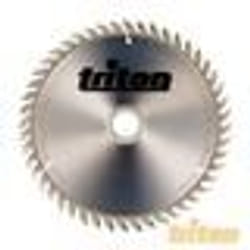 Lame pour scie circulaire - TRITON - TTS1400 - Carbure de tungstène - 60 dents - Gris