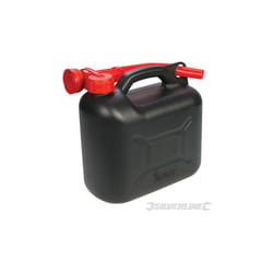 Silverline - Bidon à carburant plastique - 5 l Noir