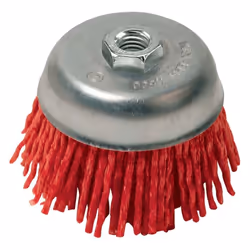Fils de nylon imprégnés de grains grossiers en carbure de silicone pour ébarber et traiter les surfaces en métal et en bois. ...