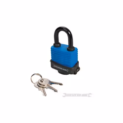 Cadenas À Longue Anse Résistant Aux Intempéries 49 Mm Silverline 218458