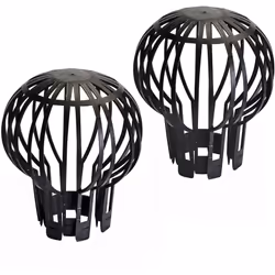 Silverline - Filtres pour descente de gouttière, 2 pcs Jardinage et extérieur Polypropylène non corrosif