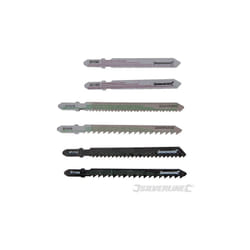 Silverline - ensemble de 30 lames de scie sauteuse 30 pcs bois/métal 234184