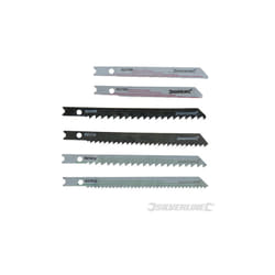 Silverline - ensemble de 30 lames de scie sauteuse à emmanchement en u 30 pcs bois/métal 234292