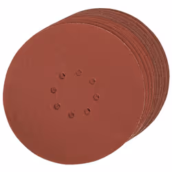 Disque en oxyde d'aluminium pour tous les travaux de ponçage. Perforation 8 trous pour l'extraction de la poussière. Convient ...