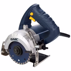 Scie circulaire portative à usage intensif avec puissant moteur 1 250 W, pour couper les matériaux minéraux tels que le marbr ...