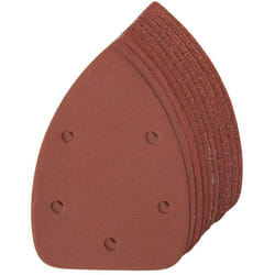 Silverline - lot de 10 feuilles abrasives auto-agrippantes pour ponceuse de détails 140 mm grains assortis 336046