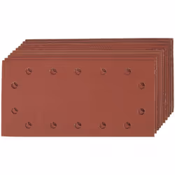 Abrasif en oxyde d'aluminium. Hook and loop backing for quick fitting. Pour poncer le bois, la peinture, le vernis, le plasti ...