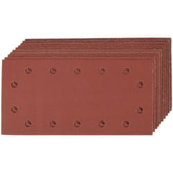 Lot De 10 1/2 Feuilles Abrasives Auto-Agrippantes Perforées Grains Assortis Silverline 538991