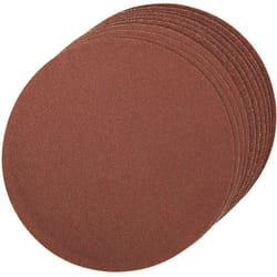 Silverline - lot de 10 disques abrasifs autocollants 150 mm grains assortis 787856