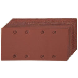 Silverline - 10 1/3 feuilles abrasives auto-agrippantes perforées grains assortis 892499