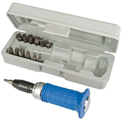 Silverline - coffret 14 pièces tournevis à chocs à poignée caoutchoutée 14 pcs 375291