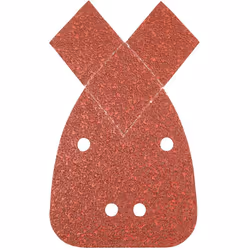 Feuilles abrasives avec dessus auto-agrippant pour une installation rapide. Parties amovibles en forme de losange pour une ob ...