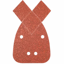 Feuilles abrasives avec dessus auto-agrippant pour une installation rapide. Parties amovibles en forme de losange pour une ob ...