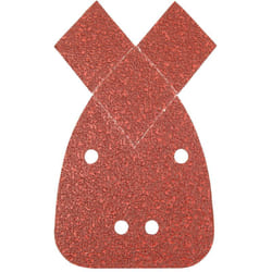 Hook & loop detail sander sheets & 2 tips 140MM 10 2 x 40, 2 x 60, 2 x 80, 2 x 120, 2 x 240 grit Silverline 597635