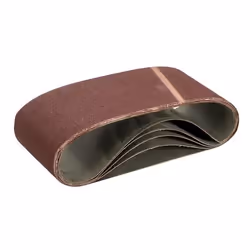 Bandes abrasives - Triton - 770976 - 100 x 610 mm - Oxyde daluminium - Lot de 5