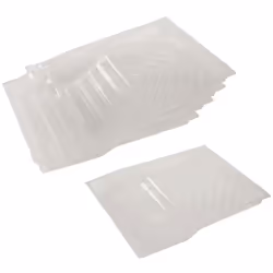 Fonds pour bac à peinture jetables en PVC transparent avec motifs hachurés assurant une bonne distribution de la peinture. Po ...