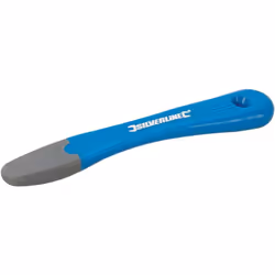 Poignée ergonomique en plastique et pointe flexible. Pour lisser la plupart des joints, mastics, silicones, mortier et autres ...