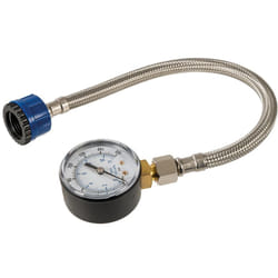 Silverline - manomètre pour conduites d'eau 0 - 11 bar ( 0 - 160 psi) 482913
