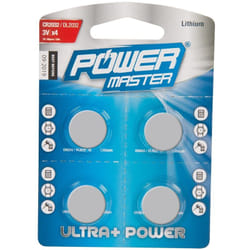 Lot De 4 Piles Bouton Lithium Cr2032 Pmaster 675789
