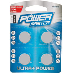 Powermaster - lot de 4 piles bouton lithium CR2025 pmaster 458775