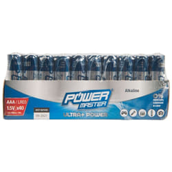 Lot De 40 Piles Alcalines Super Lr03 Type Aaa Pmaster 867060
