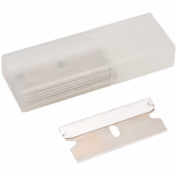 Lames à tranchant simple robuste et dos renforcé. Rectifiée pour plus de précision et durabilité. Pour une coupe et un gratta ...