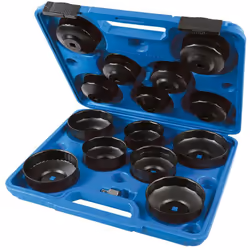 Cloches en acier au chrome vanadium avec finition en oxyde électro-noir antirouille. Pour retirer et installer les filtres à ...