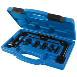 Silverline - Accessoires lève-soupape et embouts, 10 pcs 16 - 30 mm