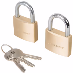 2 cadenas et 2 jeux de 3 clés, tous interchangeables. Idéal pour les situations où tous les détenteurs de clés doivent avoir  ...