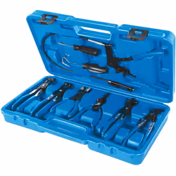 Pinces robustes en acier carbone avec poignées ergonomiques trempées vinyle. Conçues pour la dépose de colliers de serrage de ...