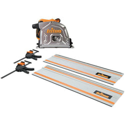 Triton - Scie plongeante avec rail de guidage, 185 mm, 1 400 w, 4 pcs TTS185KIT