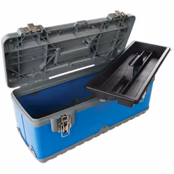 Grande capacité de rangement pour une large variété d'outils. En polypropylène résistant aux chocs avec structure en acier al ...