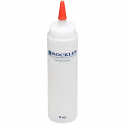 Bouteille à colle et embout en plastique (facile à nettoyer). L'embout peut être coupé pour changer le débit et le bouchon em ...