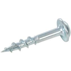 Triton - Vis en zinc pour perçages dissimulés, fausse rondelle, filetage grossier p/hc 8 x 1', 500 pcs
