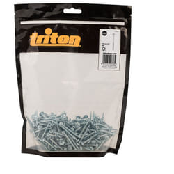 Triton - vis en acier pour perçages dissimulés, fausse rondelle, pas grossier 250 vis numéro 8 x 2-1/2 731129