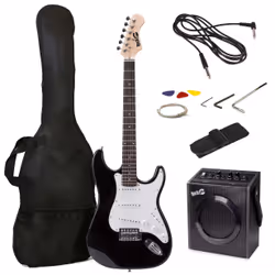 RockJam RJEG02-SK-BK, 6 cordes, 10 W, 3 pièce(s)