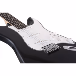 RockJam RJEG02-SK-BK guitare Guitare électrique 6 cordes Noir, Blanc