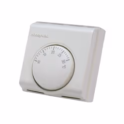 Description générale Thermostat d'ambiance analogique modèle T6360A de la marque Honeywell, conçu pour un réglage simple par  ...