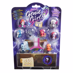 VIVID Genie Girls - Super Pack De 10 Genies - Collection 1, 4 an(s), Multicolore, Plastique