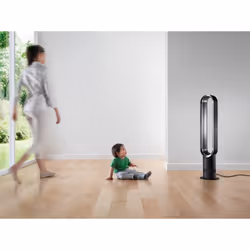 Dyson AM07 Ventilateur tour, Blanc/Argent