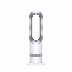 Dyson AM09 Hot + Cool Blanc/Argent, Chauffage de ventilateur électrique, 70°, 9 h, 1,8 m, Intérieure, Sol
