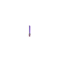 Dyson Light pipe crevice tool, Aspirateur portatif, Suceur, Gris, Violet, 1 pièce(s)