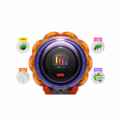 Dyson V12 Detect Slim Absolute Aspirateur Sans Fil 150 AW Nickel Jaune - Vue supplémentaire 4